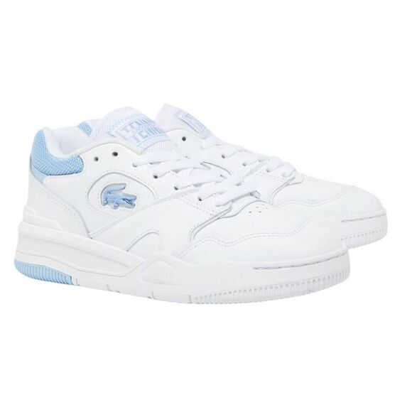 Lacoste Womens/Ladies Lineshot Leather Sneakers / White/Blue